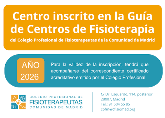 Centro inscrito en la Guía de Centros de Fisioterapia 2026